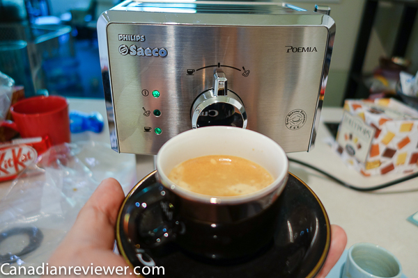 Review: Philips Saeco Poemia Espresso Machine - Canadian Reviewer