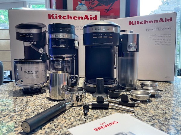 KitchenAid® Semi-Automatic Espresso Machine - Matte Charcoal Grey